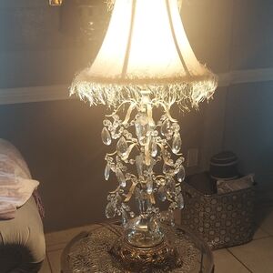 ONE Vintage Crystal Lamp